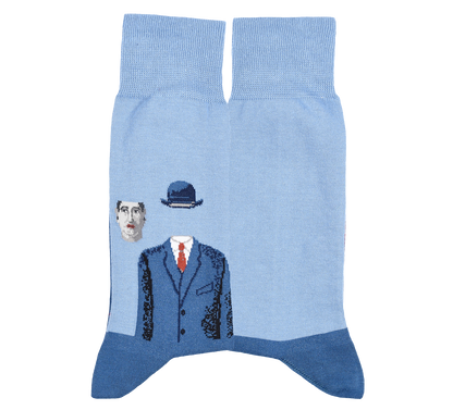 René Magritte The Pilgrim Cotton Crew Socks