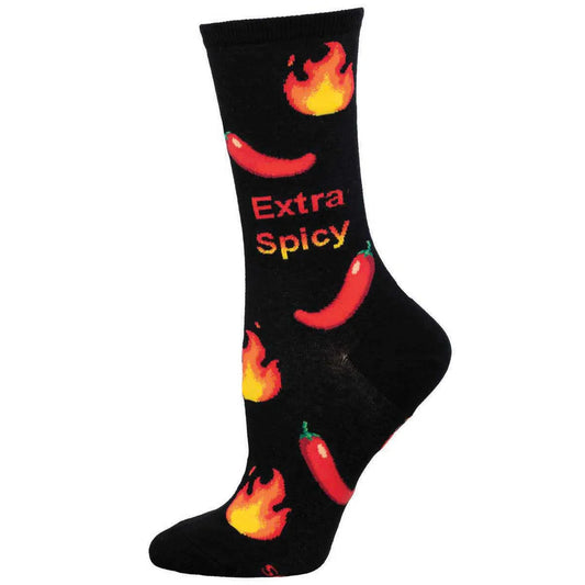 EXTRA SPICY WOMEN'S CREW SOCKS