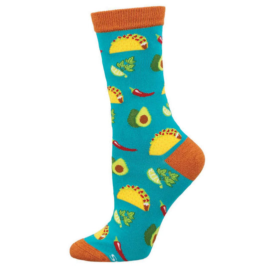 SOMETHING TO TACO BOUT WOMEN'S BAMBOO CREW