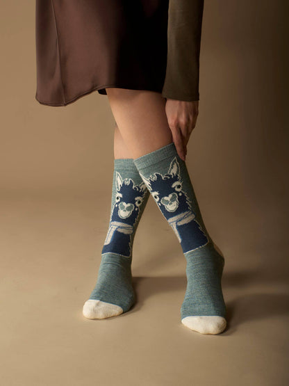 Alpaca Socks | Light Cushion Socks | Crew Socks
