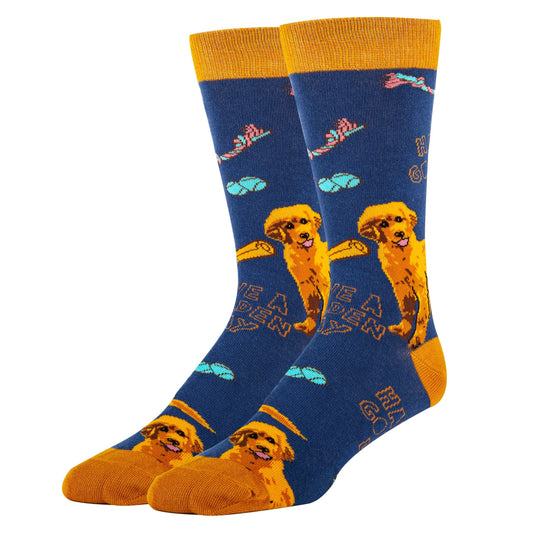GOLDEN MEN'S CREW SOCKS