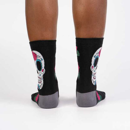 Women’s Crew Sock: Sugar Skull