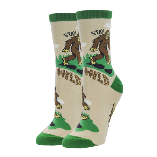 STAY WILD BIGFOOT WOMEN'S CREW