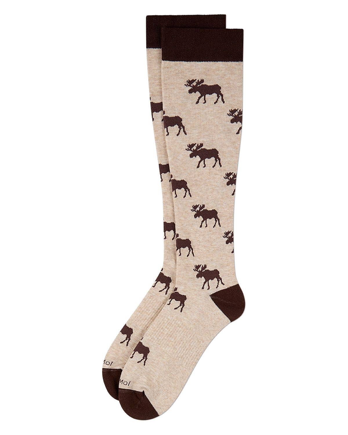 Moose Cotton Compression Socks