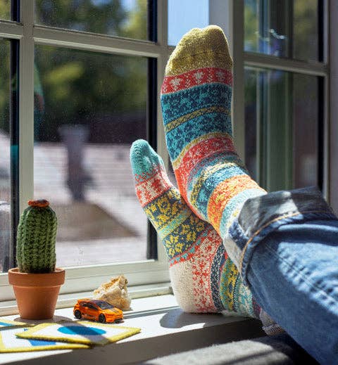 Spritz Crew Socks Sustainably Made Festive Winter Socks