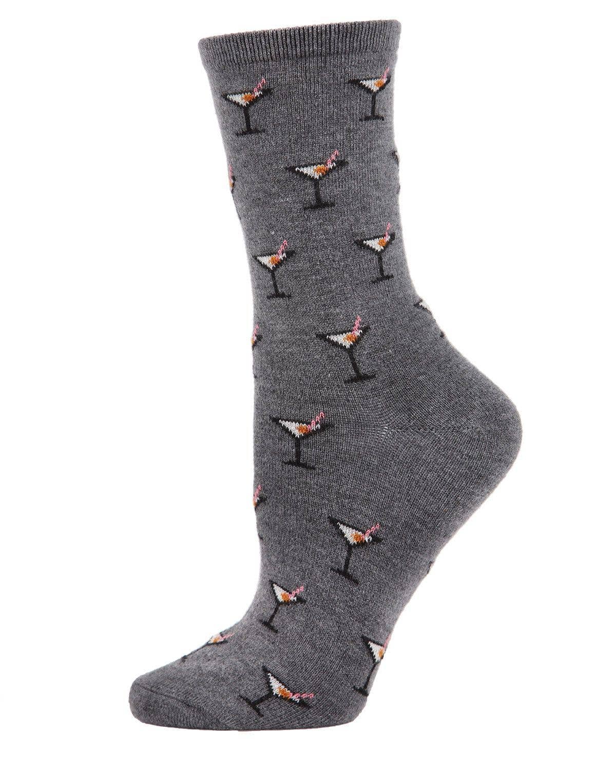 WOMEN'S MARTINI CASHMERE BLEND CREW SOCKS