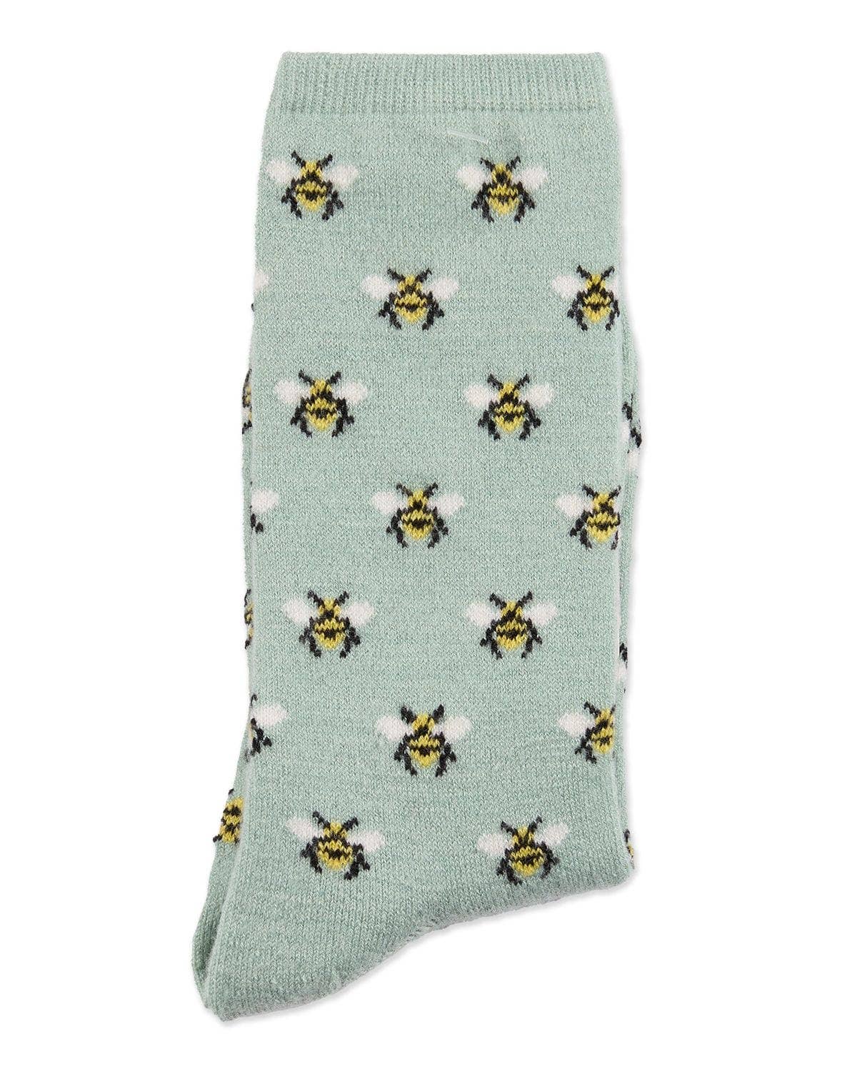 WOMEN'S BEE CASHMERE BLEND CREW SOCKS