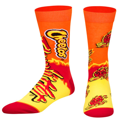 Flamin Hot Split  Crew Socks