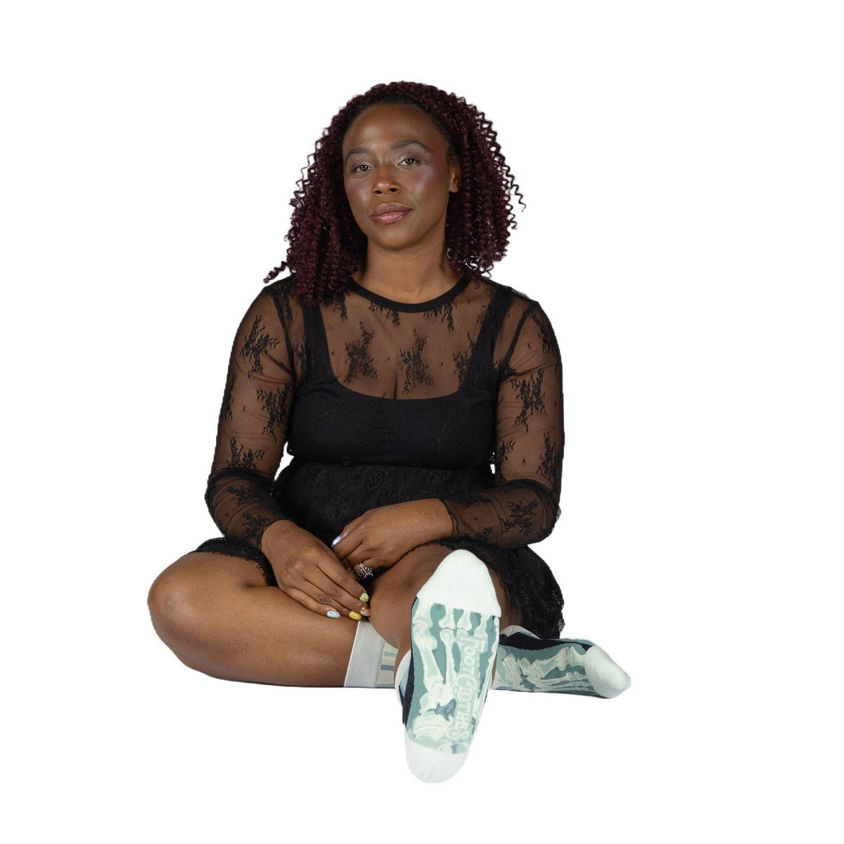 Skeletoes X-ray Crew Socks | Halloween Skeleton