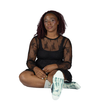 Skeletoes X-ray Crew Socks | Halloween Skeleton
