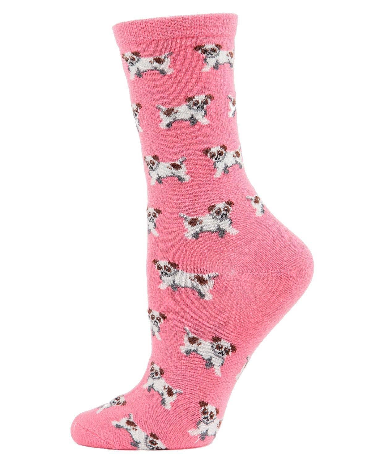 WOMEN'S DOGS CASHMERE BLEND CREW SOCKS