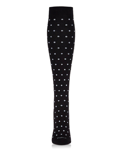 Women's Classic Polka Dots Bamboo Blend 8-15mmHg Graduated Compression Socks