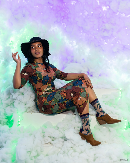 Wicked Elphaba's Power Shimmer Sheer Crew Socks