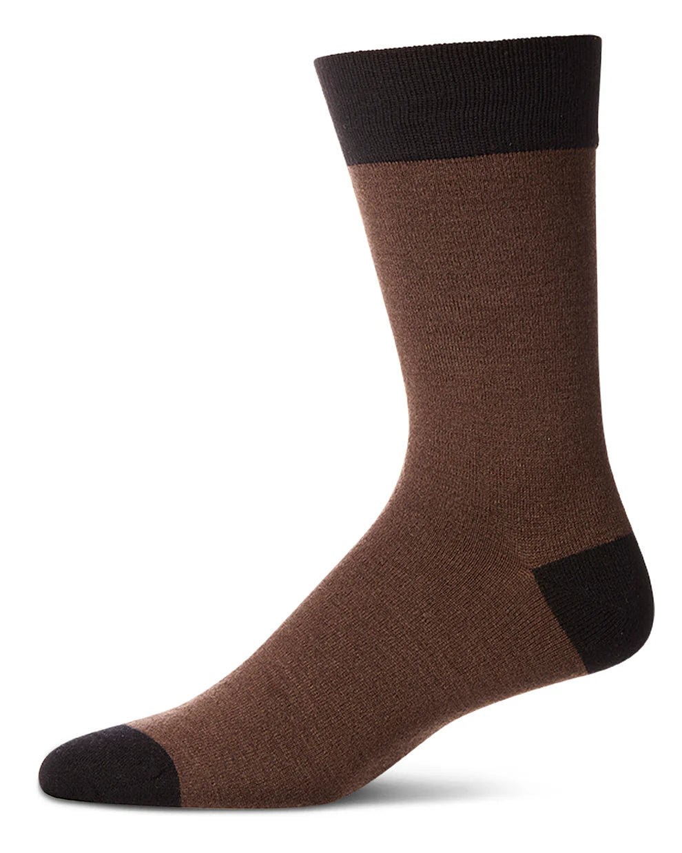 MEN'S FANCY HEELS CASHMERE BLEND CREW SOCKS