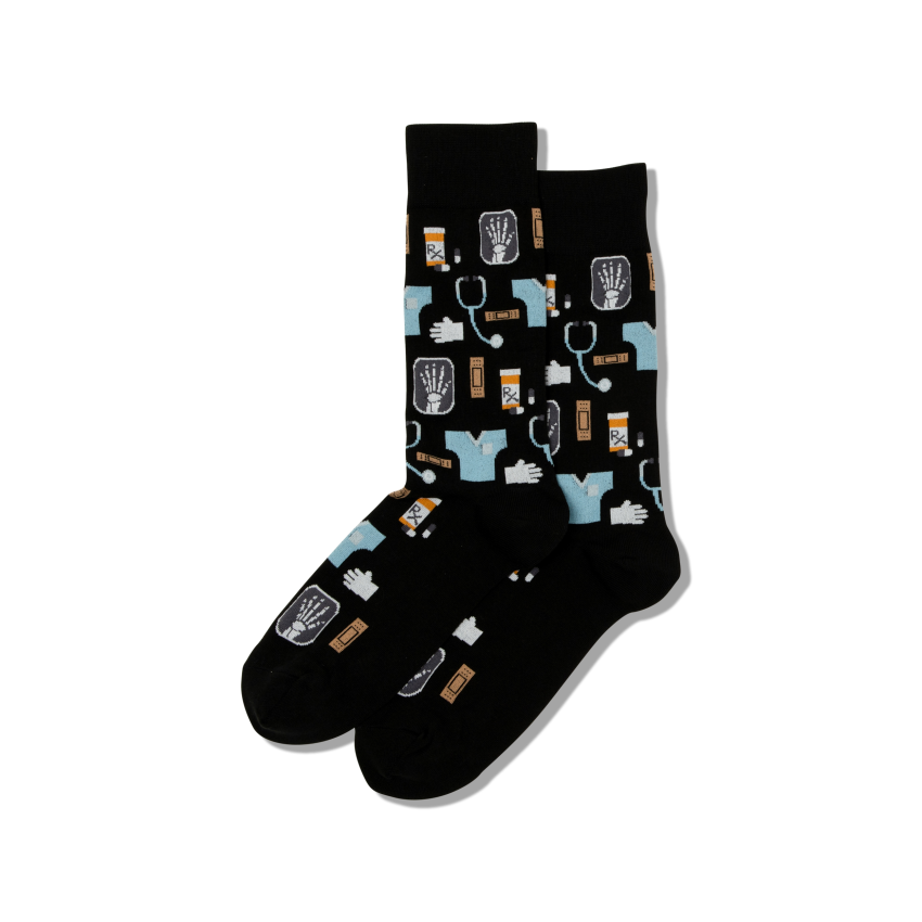 MEDICAL MEN'S COTTON CREW SOCKS