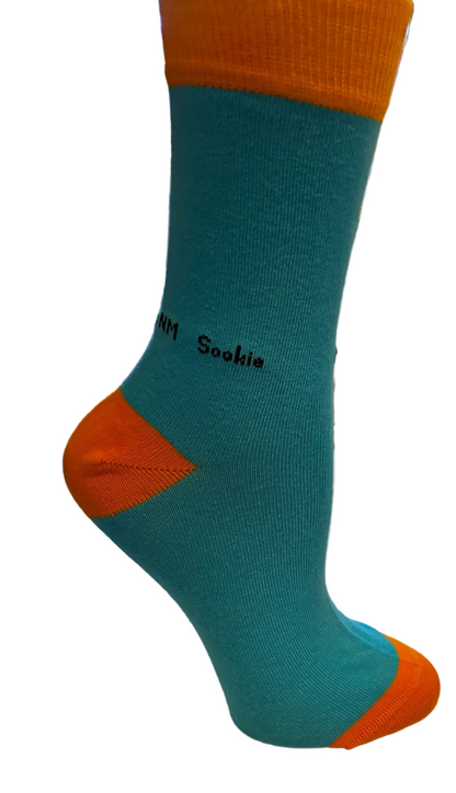 LOVE MINI DONKEY UNISEX COTTON CREW SOCKS