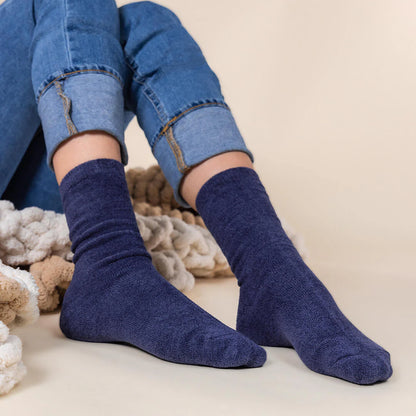 Women's Velvet Crew Socks