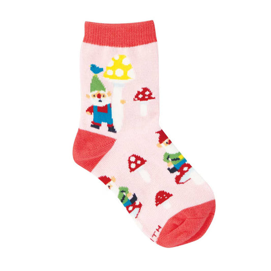 GNOME GARDEN KID'S COTTON CREW SOCKS