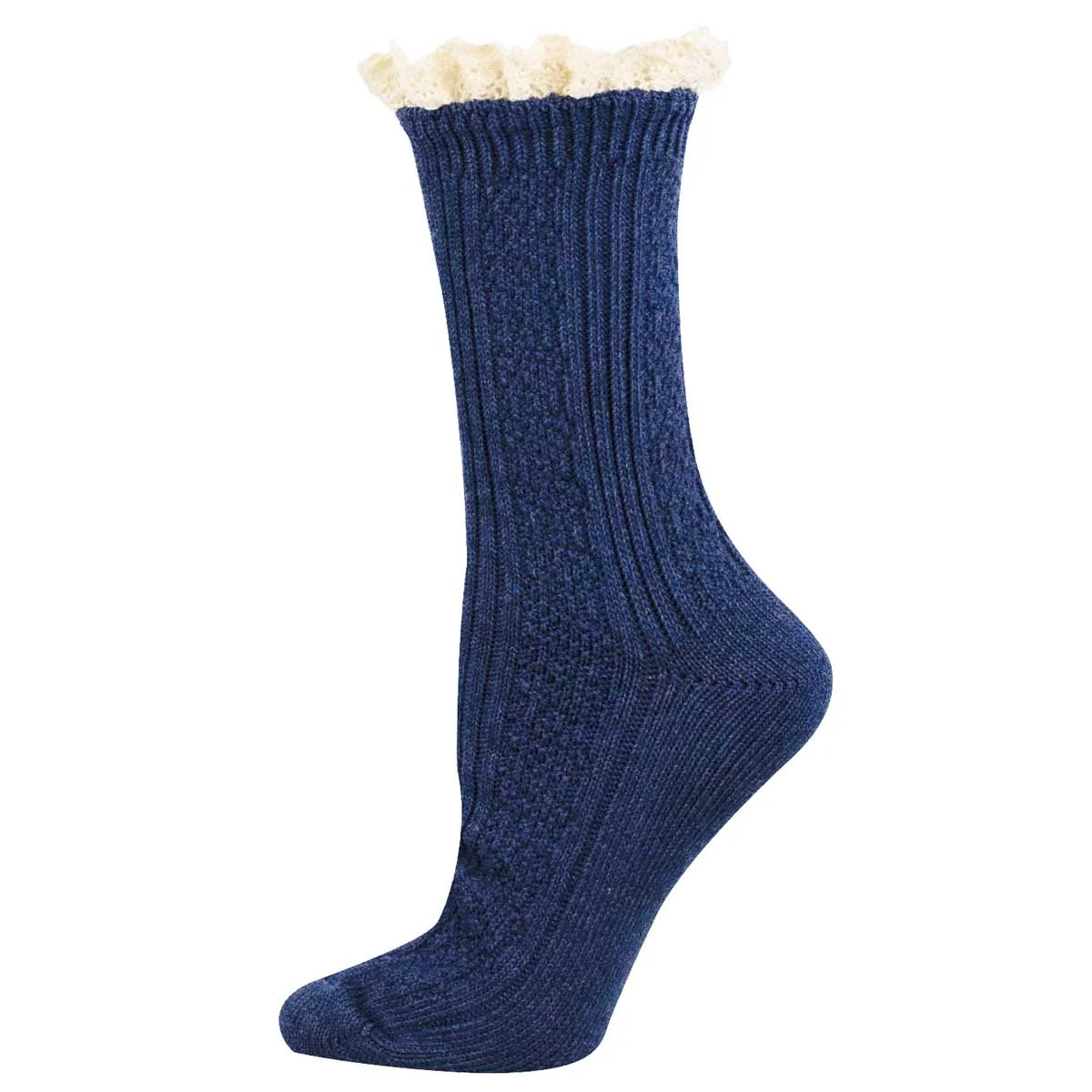 SLOUCHY BOOT COTTON CREW SOCKS