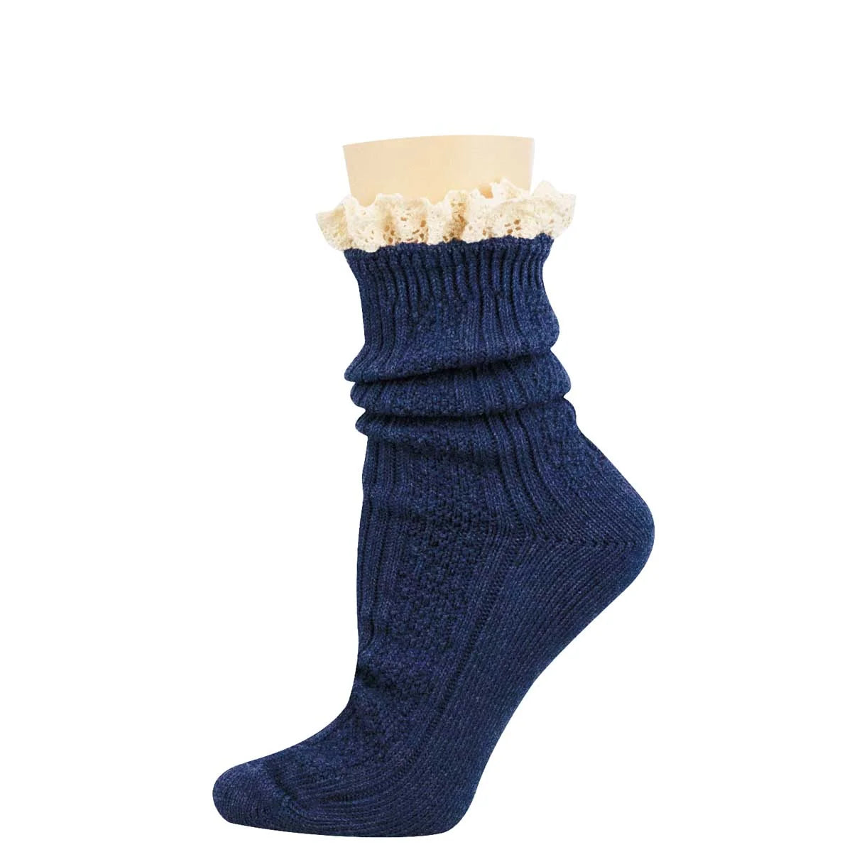 SLOUCHY BOOT COTTON CREW SOCKS
