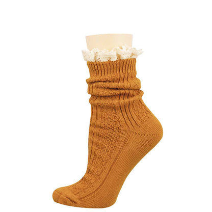 SLOUCHY BOOT COTTON CREW SOCKS