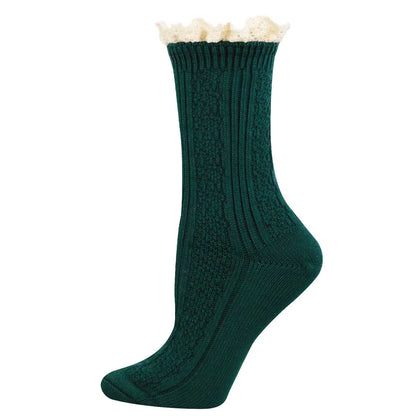 SLOUCHY BOOT COTTON CREW SOCKS