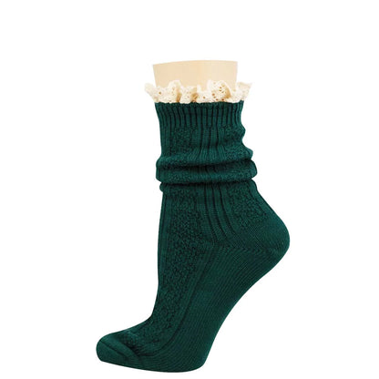 SLOUCHY BOOT COTTON CREW SOCKS