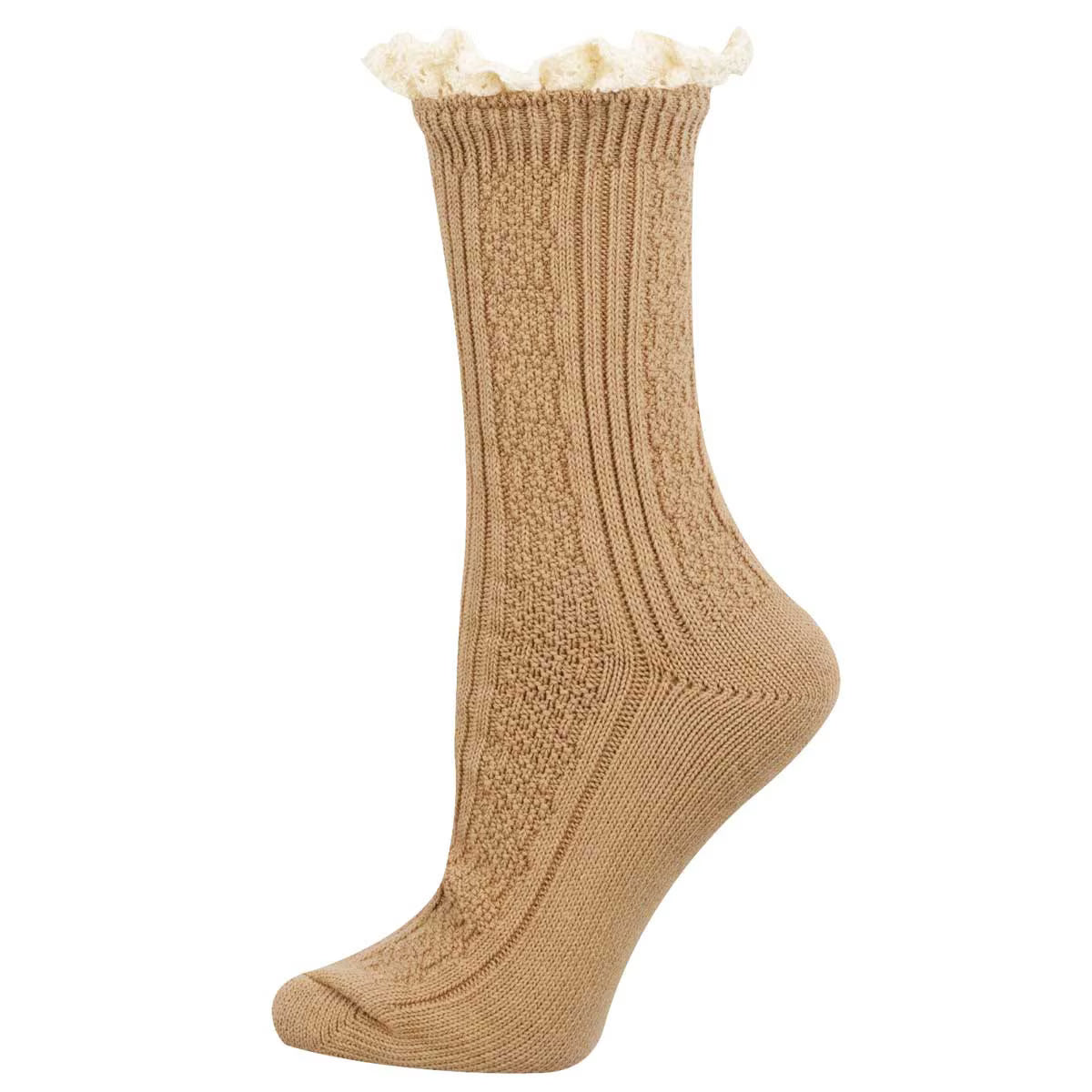 SLOUCHY BOOT COTTON CREW SOCKS