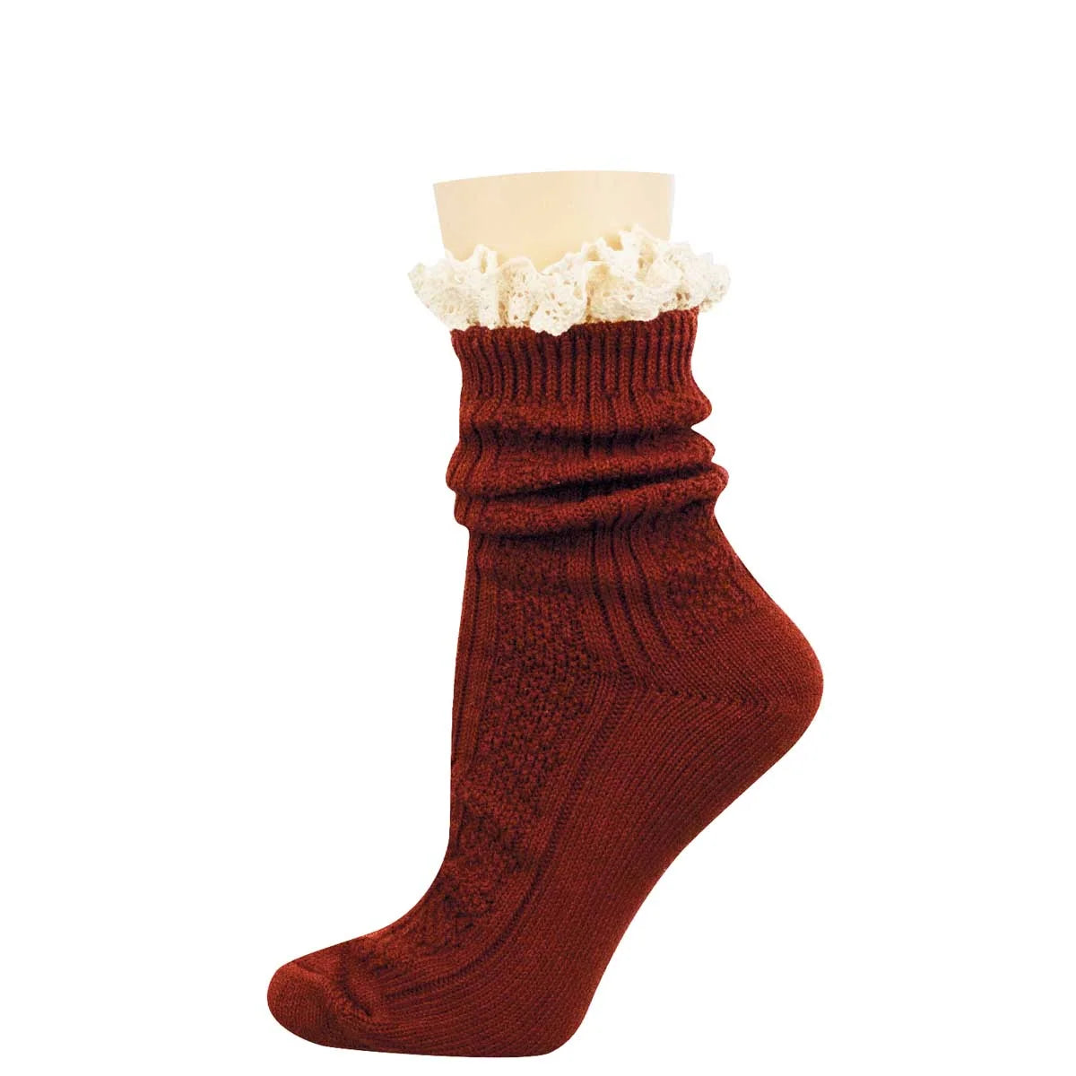 SLOUCHY BOOT COTTON CREW SOCKS
