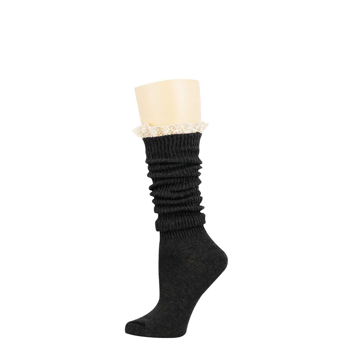 SLOUCHY BOOT COTTON KNEE HIGH SOCKS