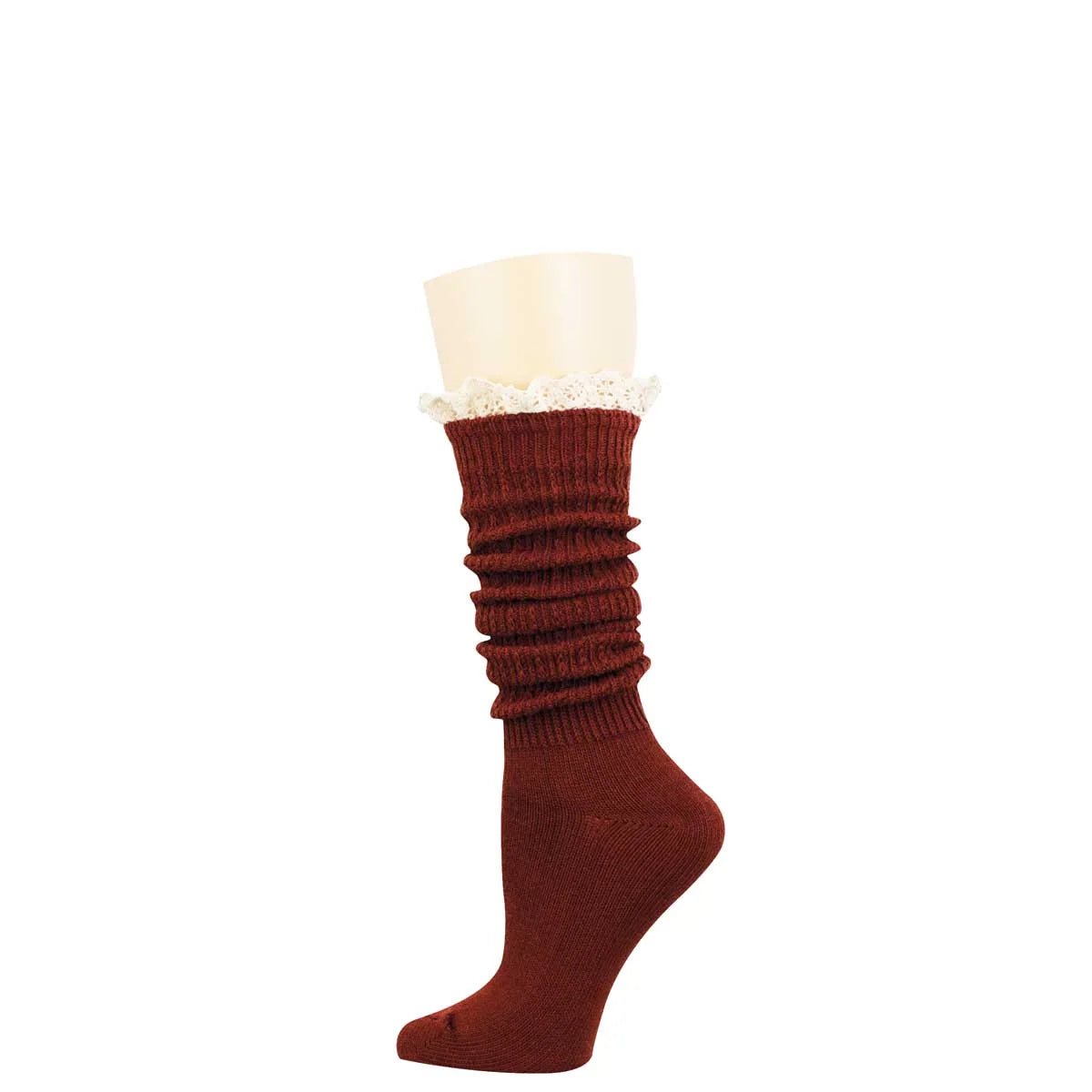 SLOUCHY BOOT COTTON KNEE HIGH SOCKS