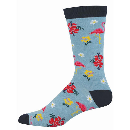 FLOCK YEAH MEN'S BAMBOO CREW SOCKS