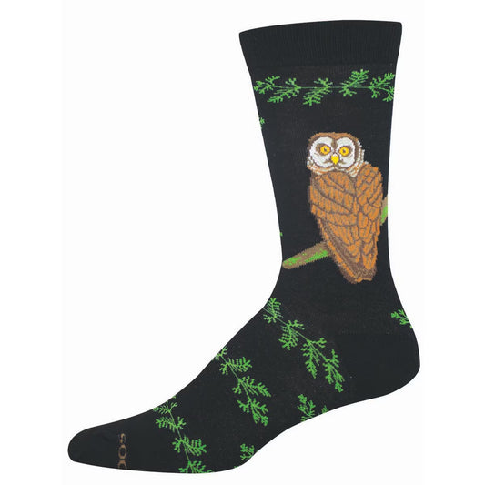 HOOT DO WE HAVE HERE? MEN'S BAMBOO CREW SOCKS