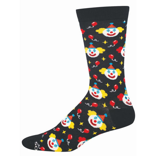 CLOWNING AROUND MEN'S BAMBOO CREW SOCKS