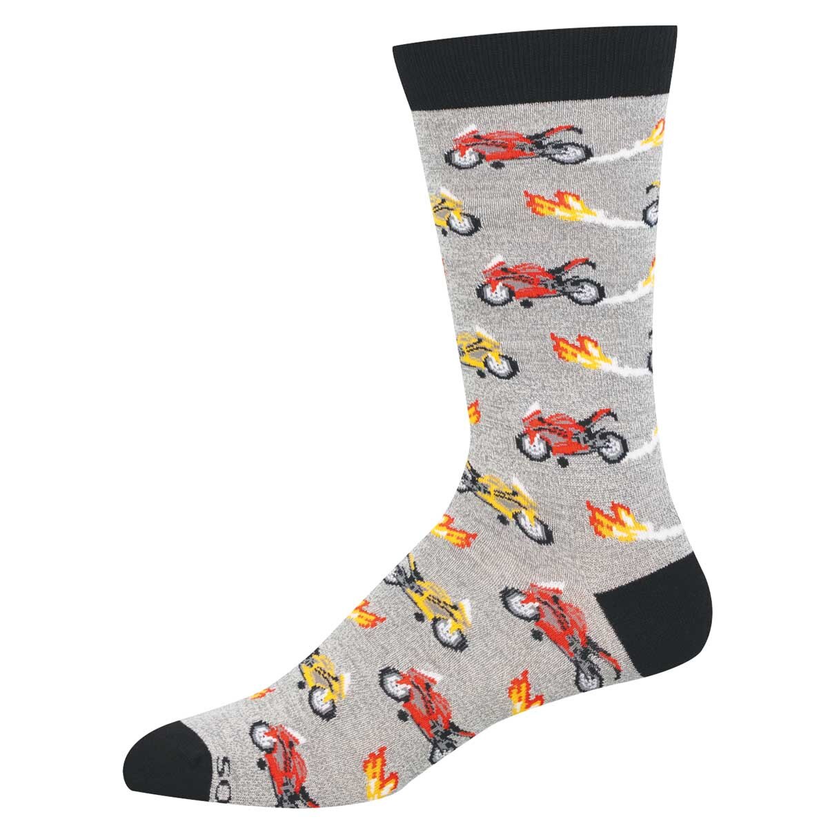 SPEED DEMON MEN'S BAMBOO CREW SOCKS
