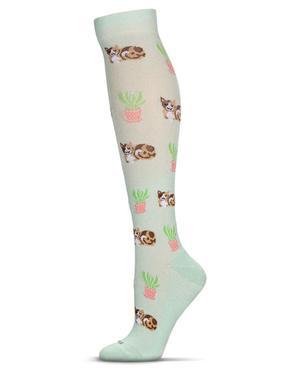 WOMEN'S CATNAP BAMBOO BLEND 8-15MMHG GRADUATED COMPRESSION SOCKS
