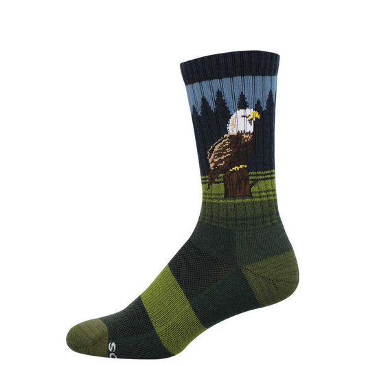 EAGLE PERCH MERINO WOOL MEN'S CREW SOCKS