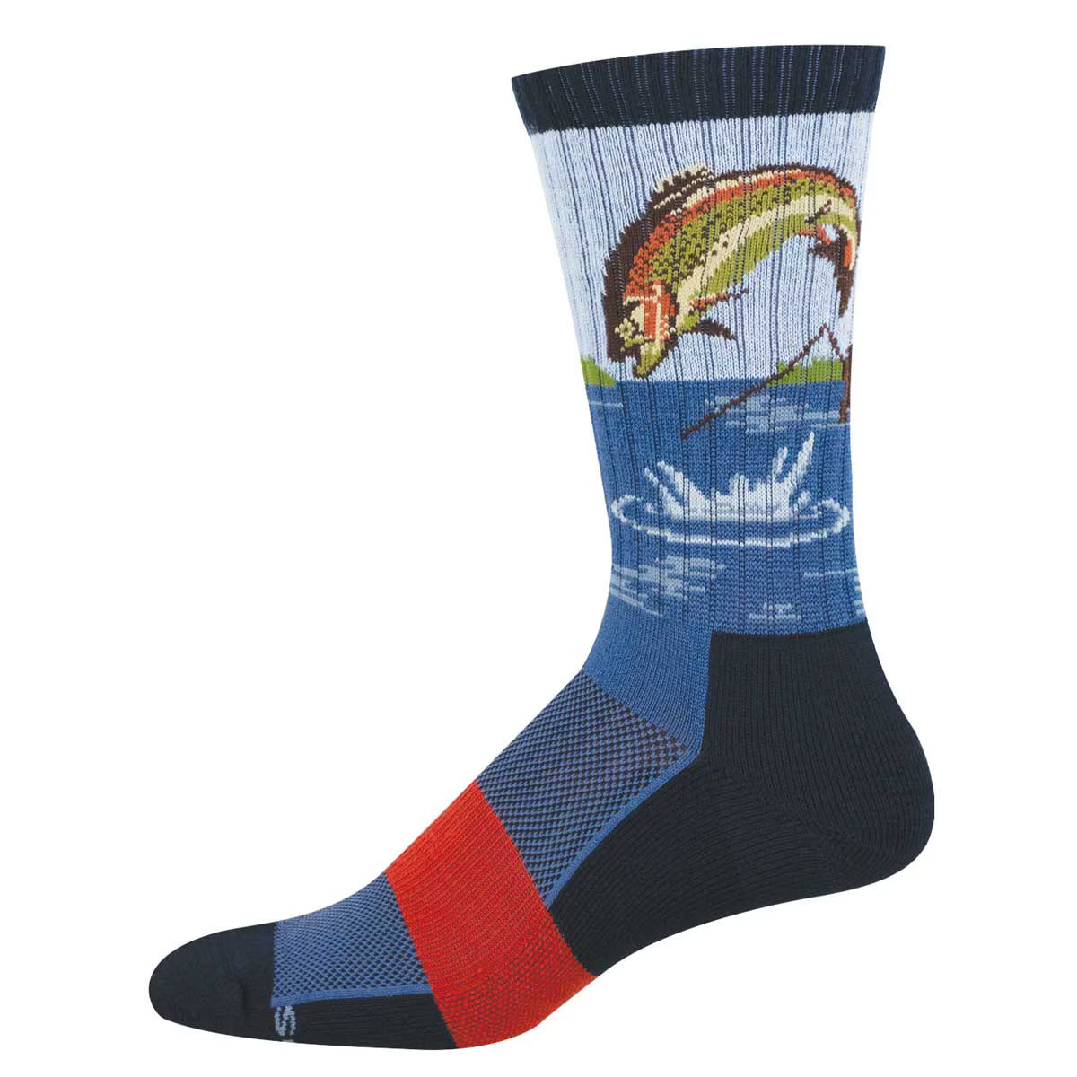 CAST AWAY MEN'S MERINO WOOL CREW SOCKS