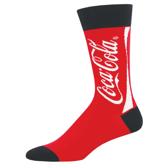 COCA-COLA MEN'S COTTON CREW SOCKS
