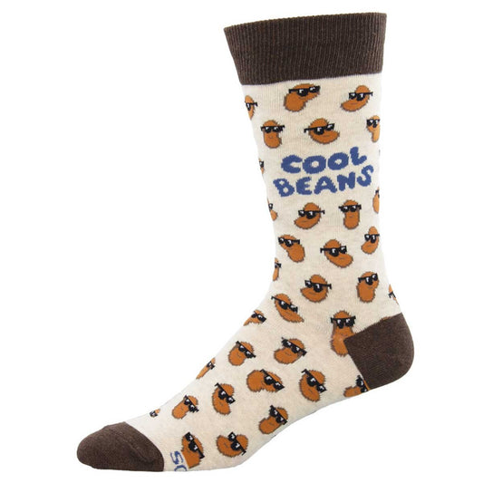 COOL BEANS MEN'S COTTON CREW SOCKS