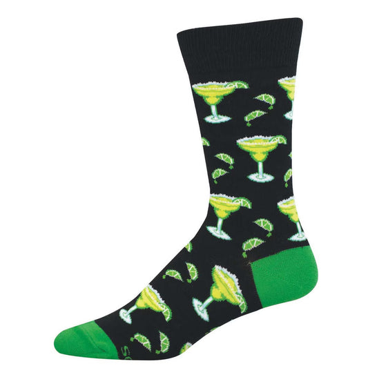 MARGARITA AND LIME MEN'S CREW SOCKS