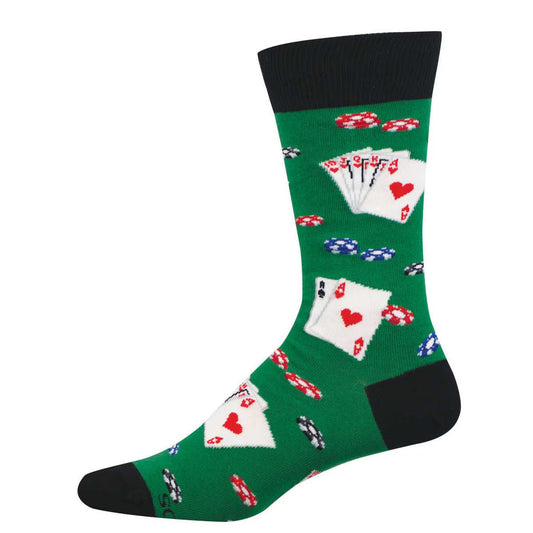 THE NUTS MEN'S COTTON CREW SOCKS