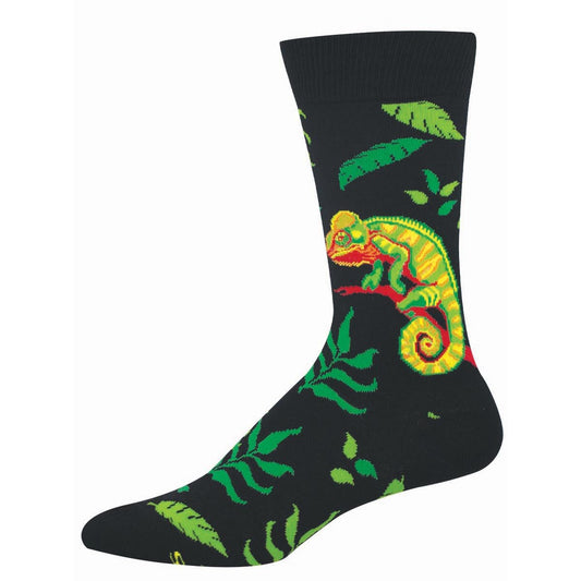 BRIGHT AS A CHAMELEON MEN'S COTTON CREW SOCKS