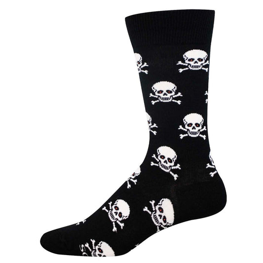 SKULL AND BONES CLUB MEN'S COTTON CREW SOCKS