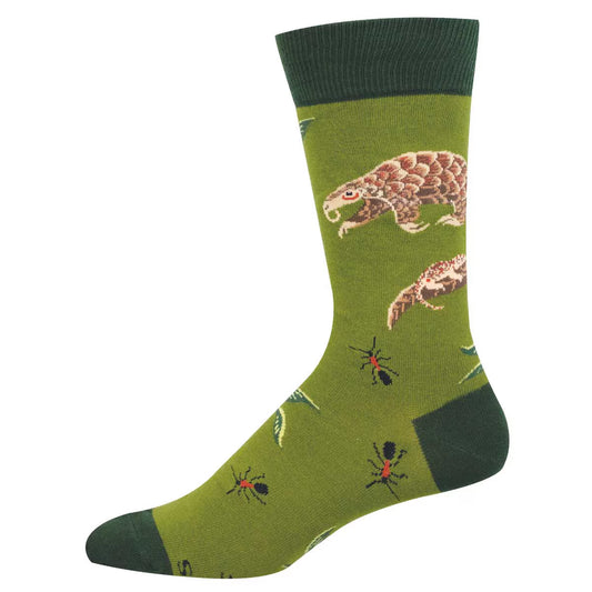 PANGOLINS MEN'S COTTON CREW SOCKS