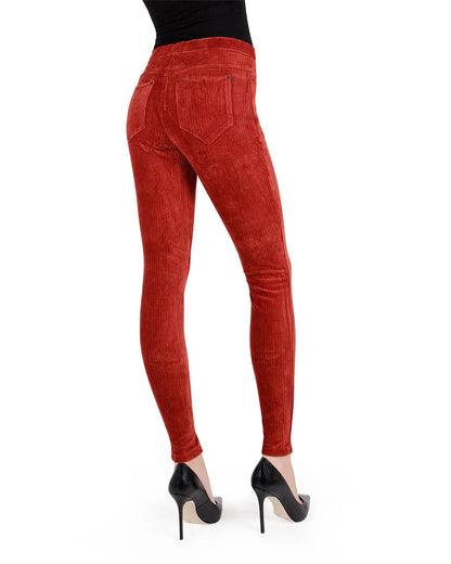 WIDE-RIB STRETCH CORDUROY LEGGINGS