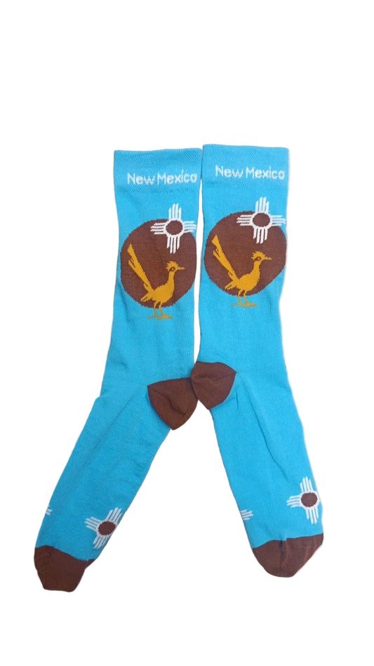 ZIA ROADRUNNER UNISEX COTTON CREW SOCKS