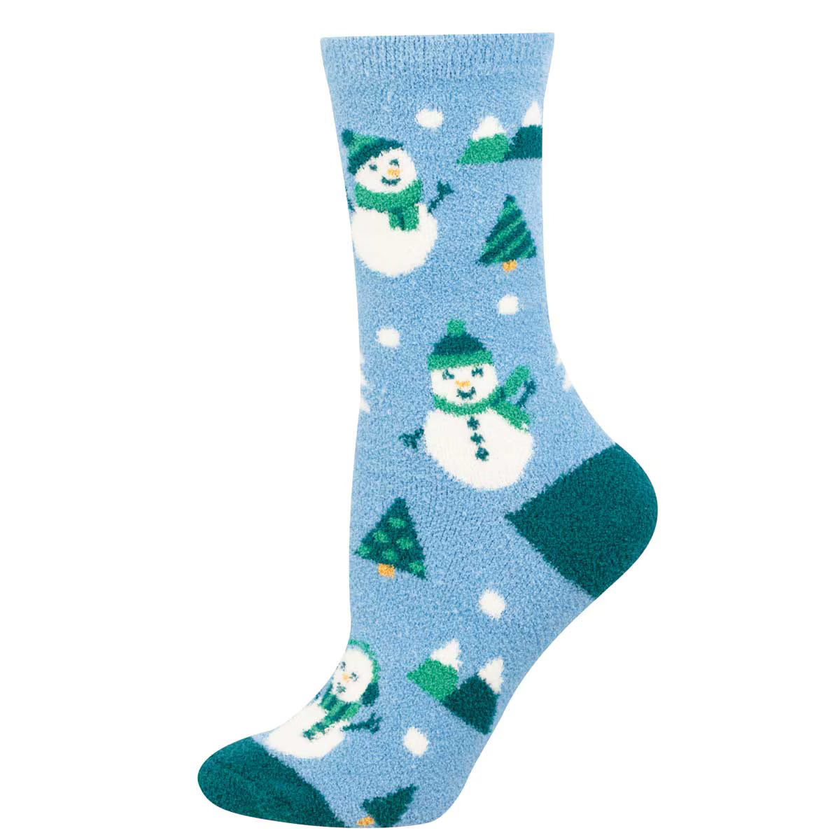 FLURRY FRIENDS WOMEN'S FUZZY SOFT CREW SOCKS