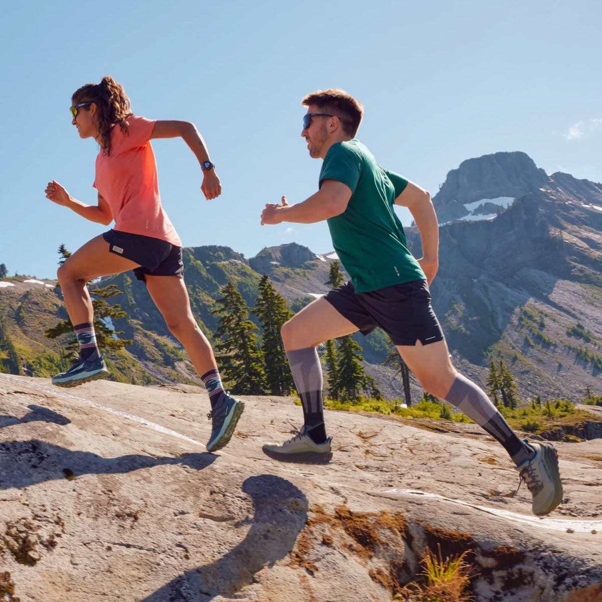 Run Targeted Cushion Compression OTC Socks