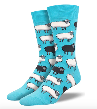 BLACK SHEEP MEN'S CREW SOCKS